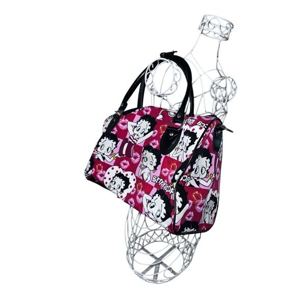 BEAUTIFUL VINTAGE Betty Boop  duffle / purse bag  purse GREAT CONDITION - Picture 4 of 12